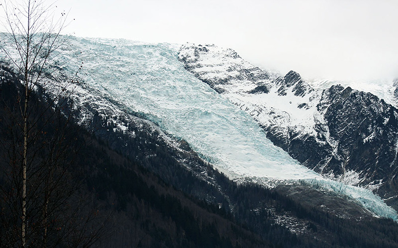 Chamonix glacier des Bossons
