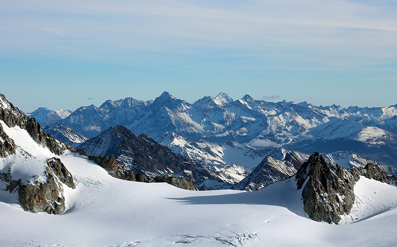 Mont Blanc vue à 360 degré